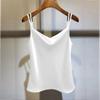 Design Sense V-neck Camisole Summer New Vest, Plus Size Women's Sleeveless Top Base Shirt Solid Color Suit Inner Layer
