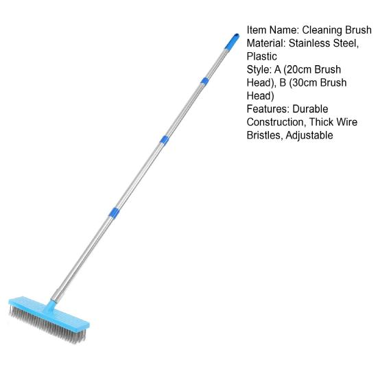 Stainless Cleaning Cleaner Brush Pebble Cleaning Steel Outdoor Scrubbing Brush