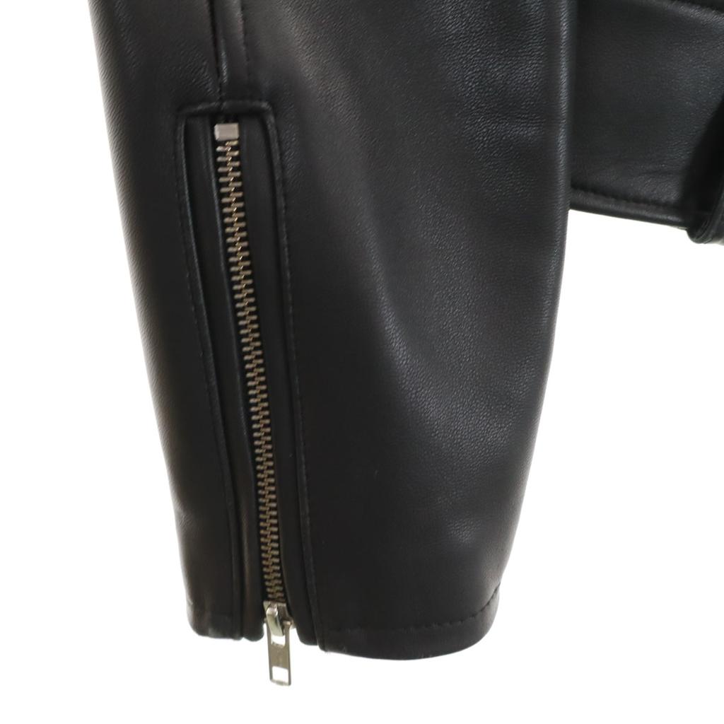 URBAN RESEARCH SONNY LABEL Sheepskin Leather Double Riders Jacket 38 Women Used