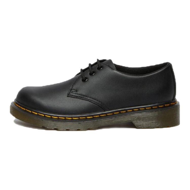 Dr. Martens Fashion Casual Durable Breathable Low-Top Thick Sole Shoes Kids Shoes Black 26337001
