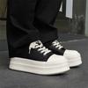 Fashion British Style2024Brand Men Outdoor Thick Bottom Casual Leather Sneaker Luxury Genuine Leather Handmade Designer Vulcanized Shoes