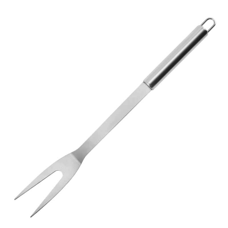 

Barbecue Carving Fork Cooking Fork Steak Clamp Picnic Fork Stainless Steel BBQ Serving Grill Meat Roasting Grilling Fork