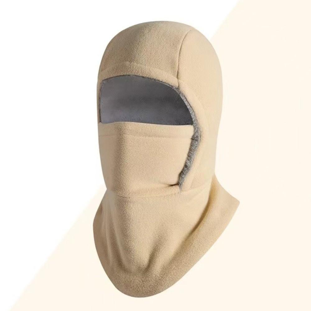 Fleece Warme Mütze Maske Kältefest Ski Winddichte Mütze Sturmhaube Radmütze Outdoor-Sportarten