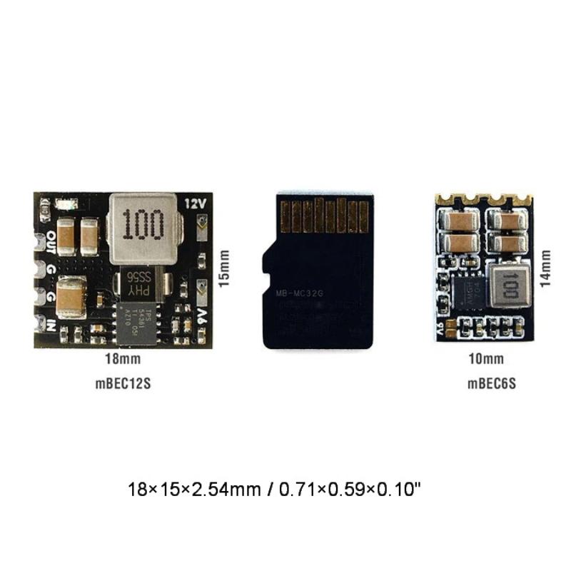 Micro Bec Step Down Module 6-60V Input Adjustable 5V 9V 12V High Efficiency Mini Size For Fpv Drone Rc Car Robot Power Supply