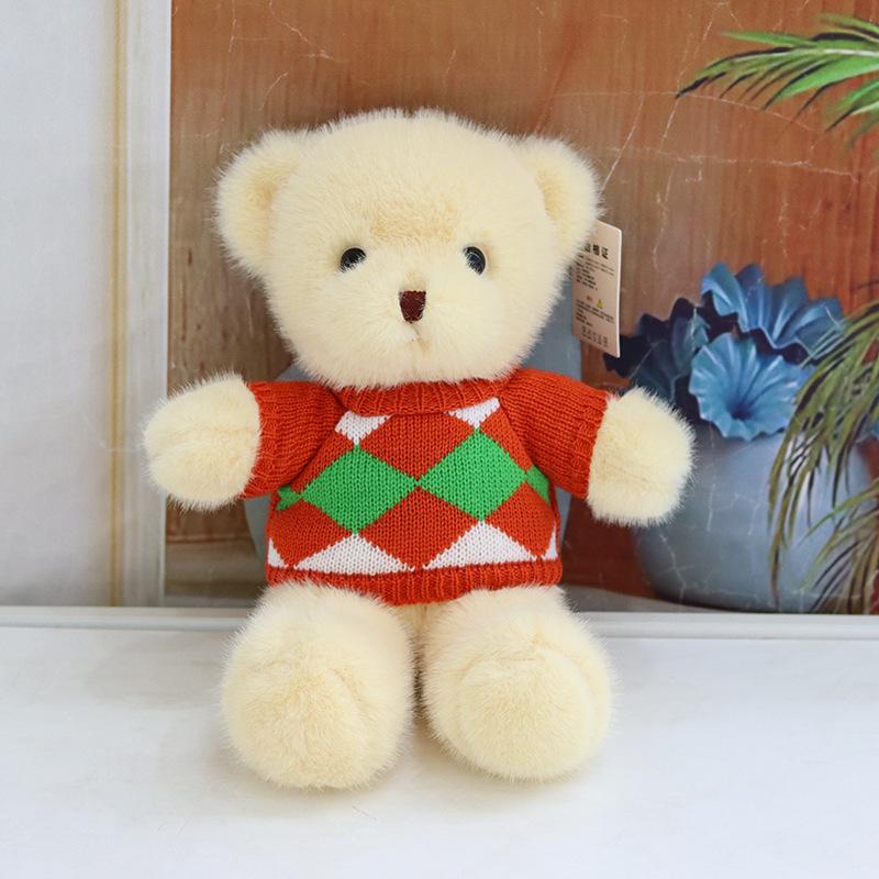 Cute Eyelid Bear Plush Toy Grab Machine Doll Hug Bear Doll Rag Doll Children'S Birthday Gift