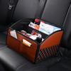 Foldable Leather Car Storage Box and Trash Can