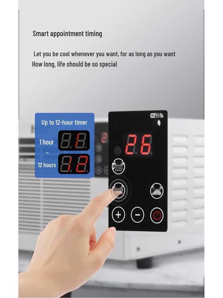 1900BTU Portable Outdoor Air Conditioner with Mosquito Net and Free Installation