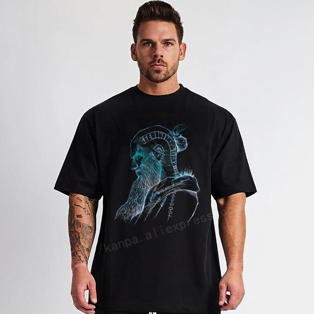 Men ODIN Vikingyins 5xl T Shirt Cotton Vintage Tall Tops Plus Size Tees Big Size Large Clothing TShirts Fashion