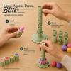 Pottery Flower Molds 9 Sleeve Bloom Shaping Maker Modular Clay Tool with Patterns 3D Printed DIY Stackable Press Molding