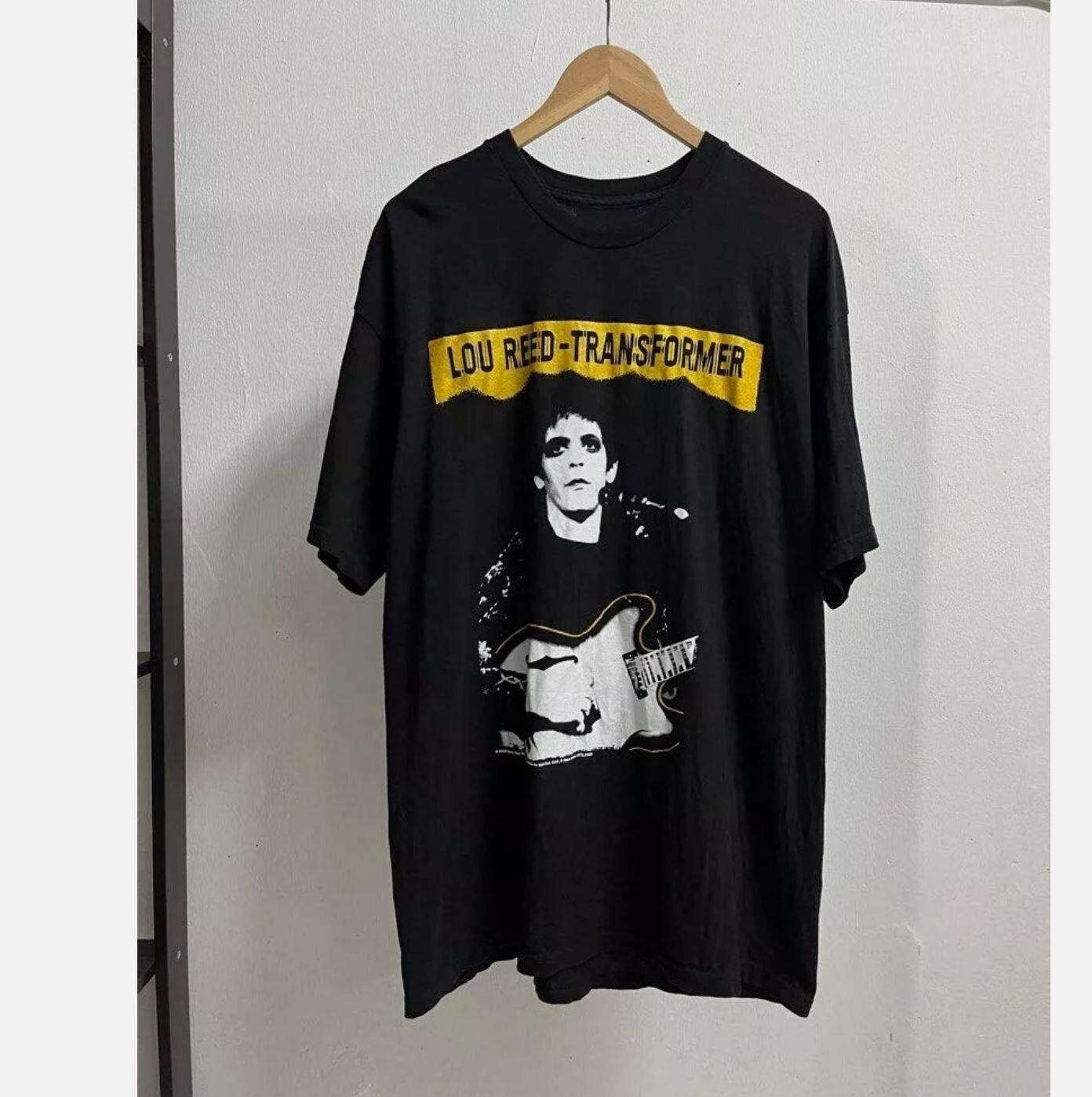 Vtg Lou Reed Transformer Live In Tour Heavy Cotton T Shirt Unisex S