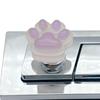 Cat Paw Luminous Toilet Press Cute Water Press Flush Button Auxiliary Device Toilet Button  Women