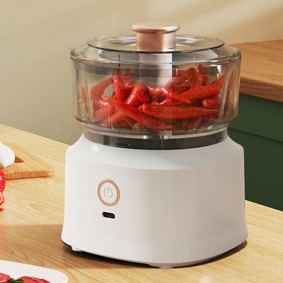 Tritacarne elettrico multifunzionale per uso domestico con lama affilata Mini robot da cucina tritatutto per aglio staccabile con una chiave