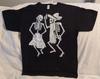 Dansende Schedels Drinken Mexico Dag van de Doden Schedel Halloween T-shirt
