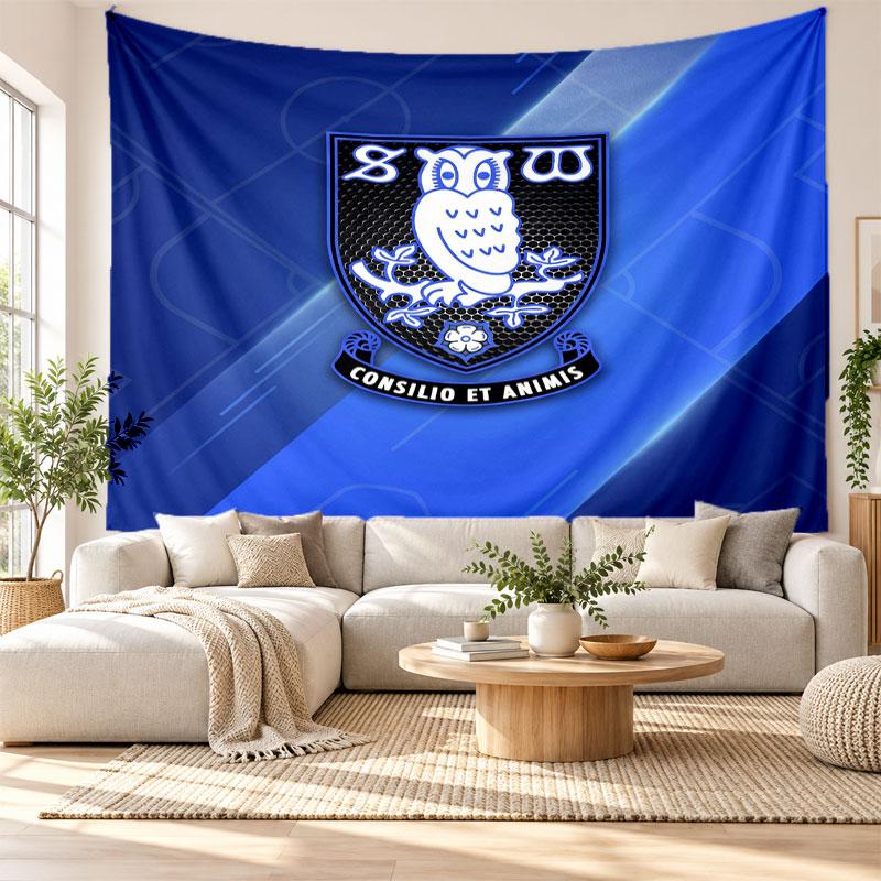 Sheffield Wednesday Wall Tapestry, Soft Fabric Wall Hanging, Decorative Backdrop For Bedroom Home Wall Art