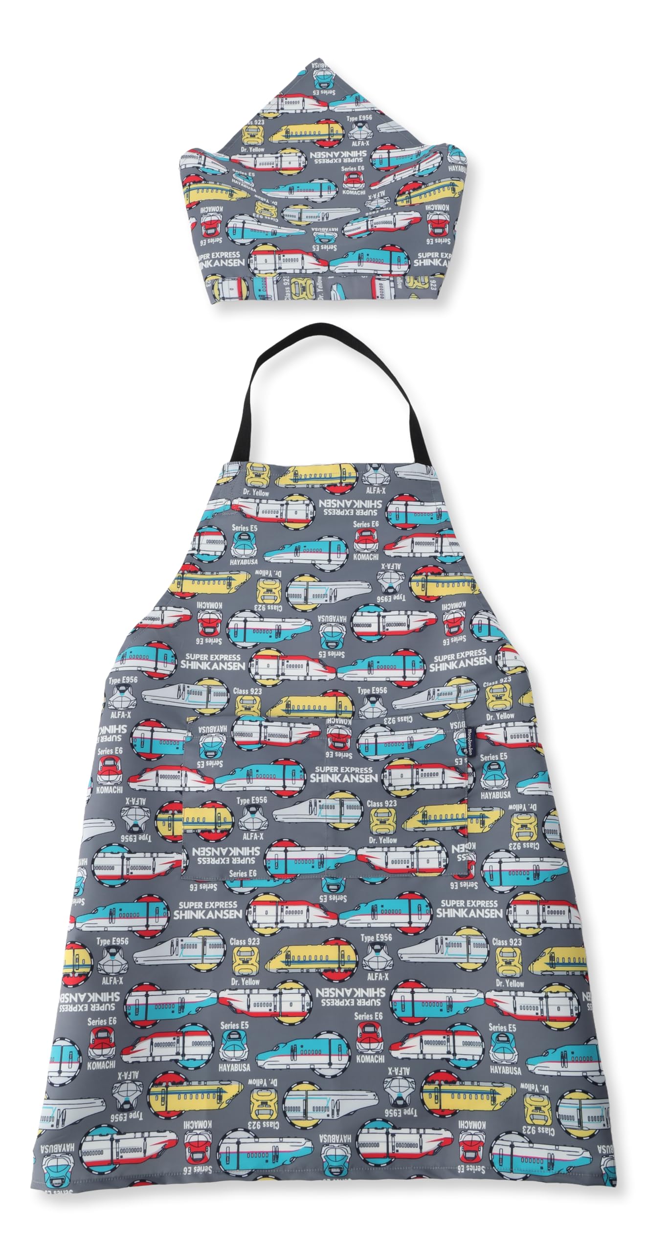 

Shinkansen Pattern L [Moojeonjeon] Apron, Apron, G, L, Boys, B13899, серый