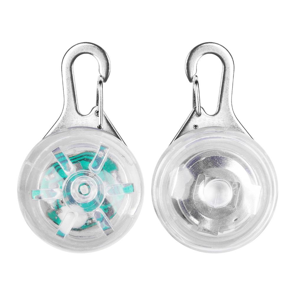 Waterproof LED Pet Light Pendant with Clip Flashing Steady Light Modes Anti-lost Luminous Safety Tag for Cats Dogs Night Walking Warning Supplies