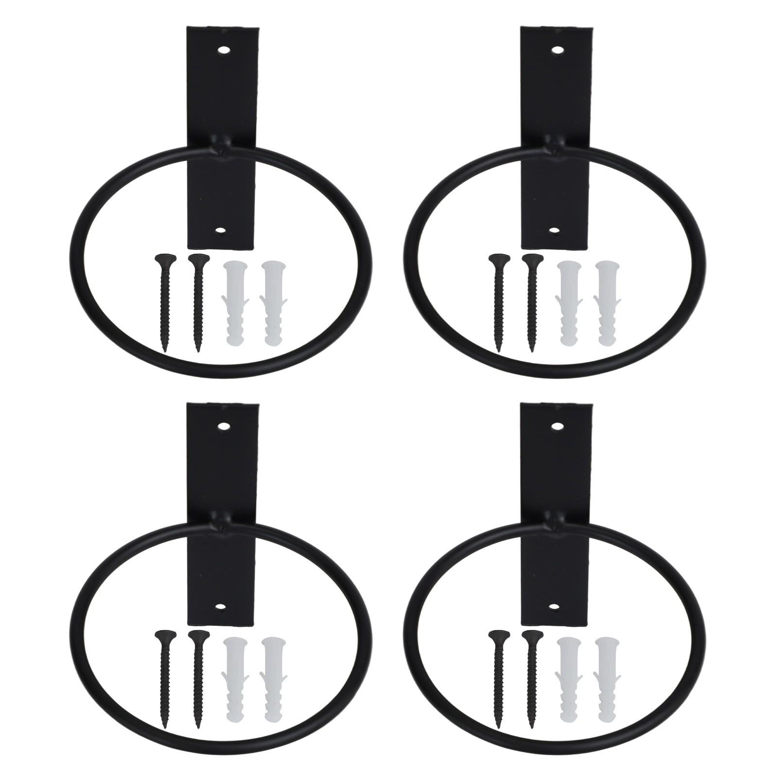 

Набор из 4 металлических колец-держателей для цветочных горшков для креативных экспозиций в помещении и на улице 4in