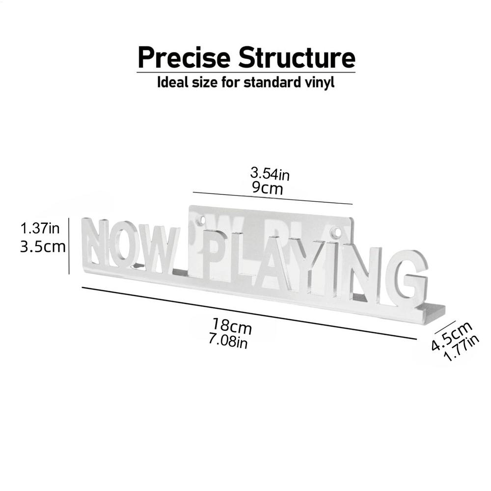 Akryl Skivhylla Väggfäste Nu Spelas Väggfäste DVD-skivor Skivställ För Album Hemtillbehör