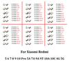 5pcs USB Charging Port Dock Plug Connector Socket Repair Parts For Xiaomi Redmi 5 6 7 8 9 10 Pro 5A 7A 9A 9T 10A 10C 4G 5G