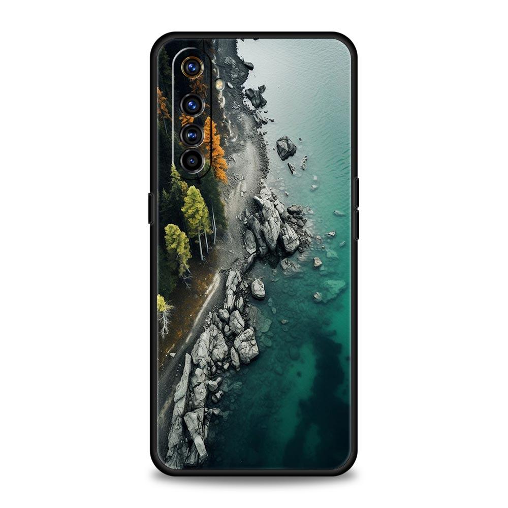 

Forest Geometry Wood Phone Case For Realme 12 11 10 9 8 5G 7 6 GT5 GT3 GT2 Pro Plus C21 C11 C25 C35 GT Neo 2 3 3T 5 Soft Cover Realme 6 Pro