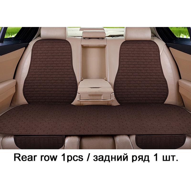 Car Flax Seat Cushion Protector Pad Car Seat Cover Front/Rear Seat Cover Automobile Cushion Pad Mat Backrest Auto Accessori