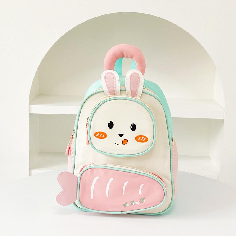 

With Childrens Backpack Cartoon Rabbit And Carrot Design For Kindergarten Daily