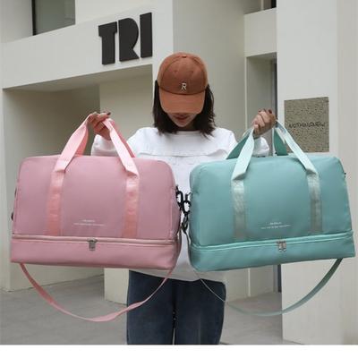 Compartimento para sapatos bolsa de ioga fitness nova de grande capacidade para esportes ao ar livre viagem separação seco e úmido bolsa de ombro de mão bagagem de mão