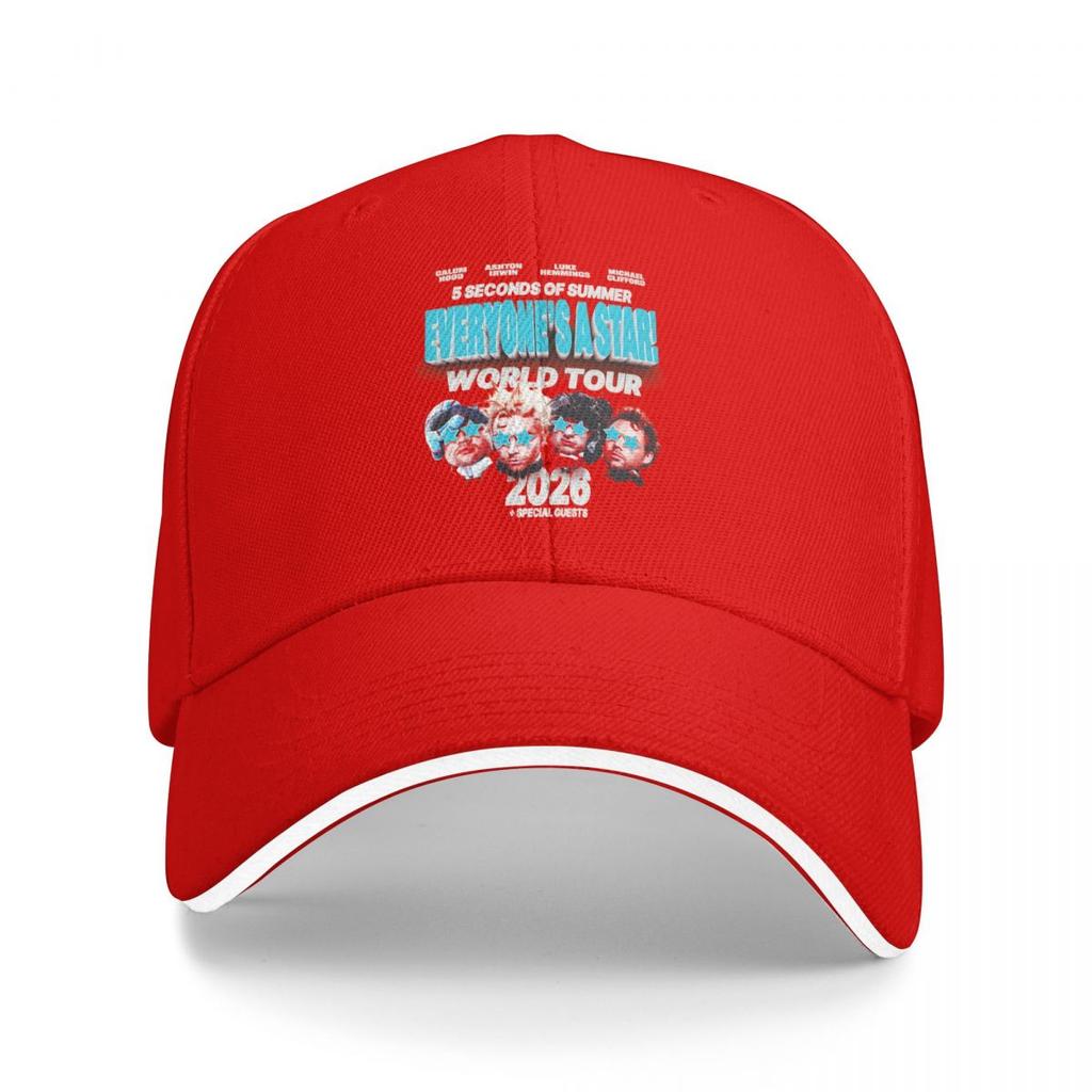 Baseball Caps EVERYONE'S A STAR 5 Seconds Of Summer Trendy Graphic Unisex Sport Summer Hats