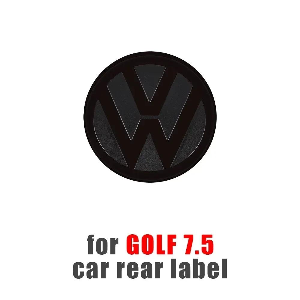 T23-Chrome Car Front Radiator Grille Replacement Emblem Rear Trunk Lid Badge Auto For Volkswagen Golf 7 7.5 Golf 8 Passat Polo 2021