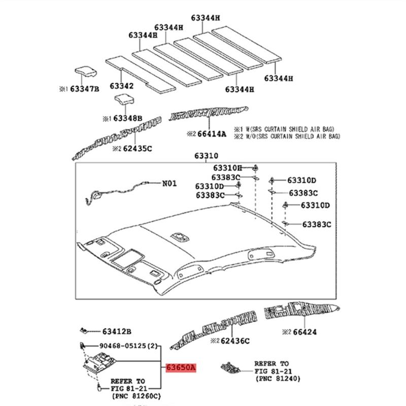 Ceiling Map Lamp Glasses Case Car Console Roof Reading Light Assy 63650-33271 63650-33220-E0 For Toyota Camry 2007-2011