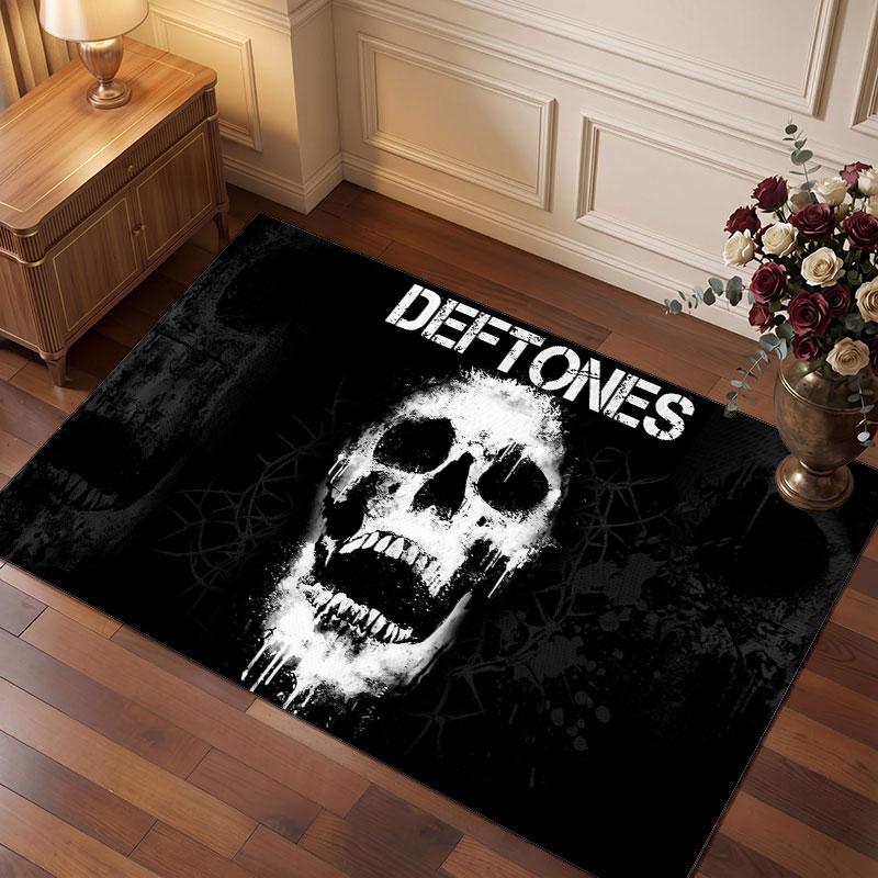 Deftones Teppich Weich Dick Rutschfest Boden Teppich für Schlafzimmer Wohnzimmer Heimdekoration