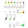 100pcs Multicolor Fishing Hooks Fishhooks for Soft