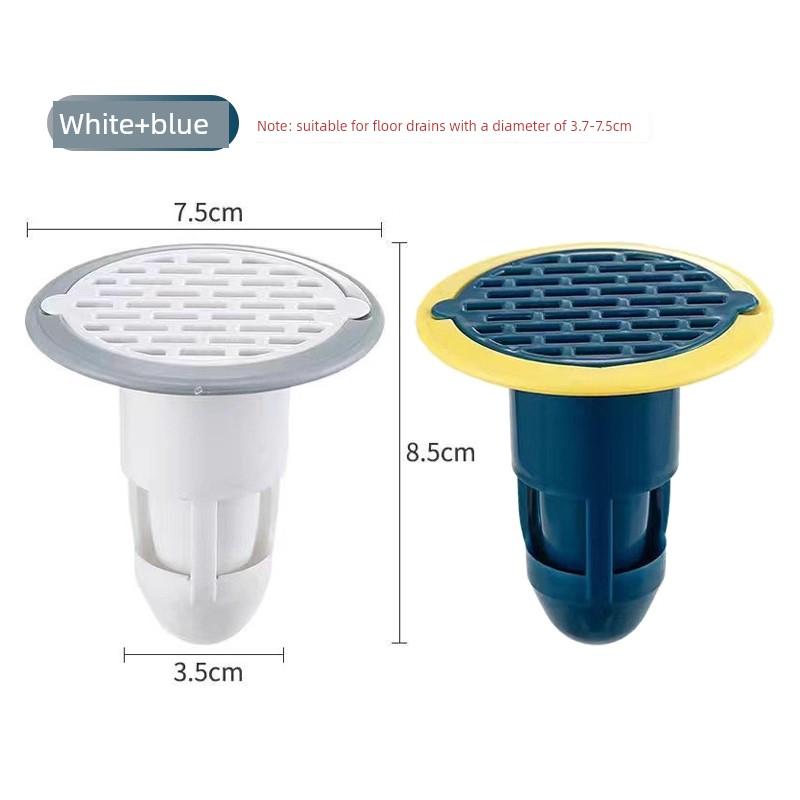 Anti-Odor Floor Drain Core, Universal for Bathrooms, Insect-Proof Hair Filter, Anti-Odor Device for Drain Pipes, Sealing Cover