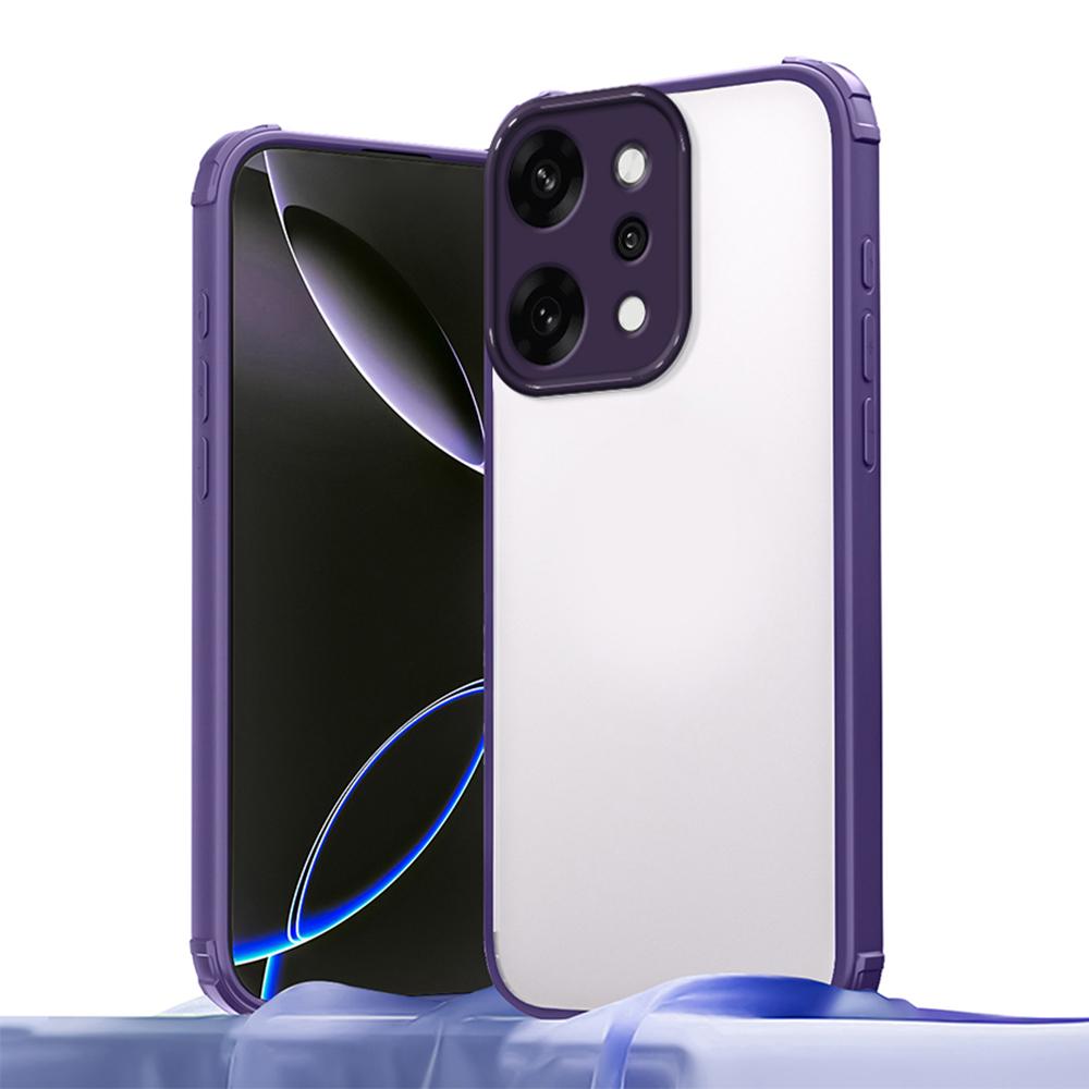 Dla Oppo Reno14 Pro 5G (Światowy) Etui Wzmocniony Róg Odporne na Wstrząsy TPU + Akryl Pokrowiec na Telefon