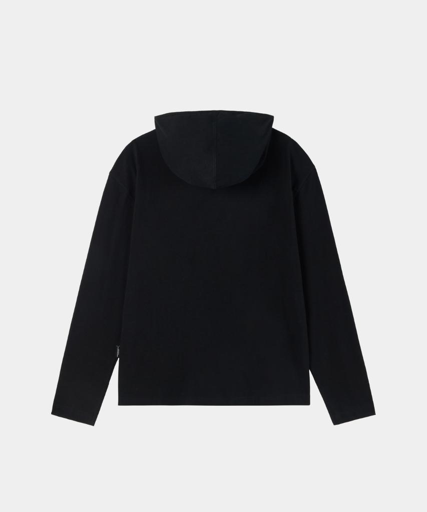 Maison Hooded Long Sleeve Black