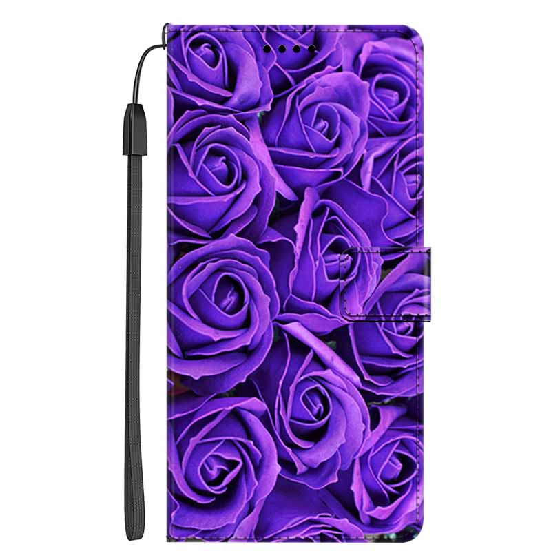 Carteira Flor de Couro Case Para Honor X50 / X50 Pro / X50 GT 5G Capas Suporte Flip Bumper para Honor X50 Pro 5G Capa Bolsa Magnética