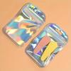 10/20/50PCS Laser Ziplock Bags Iridescent Transparent Plastic Self-Sealing Bag for Jewelry Packaging Cosmetic Retail Display Bag