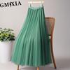 GMXIA 28 Colors Women's Fashion Casual Summer Spring Leisure Skirt