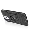 Armored case cover + magnetic holder iPhone 13 Pro Max Ring Armor silver