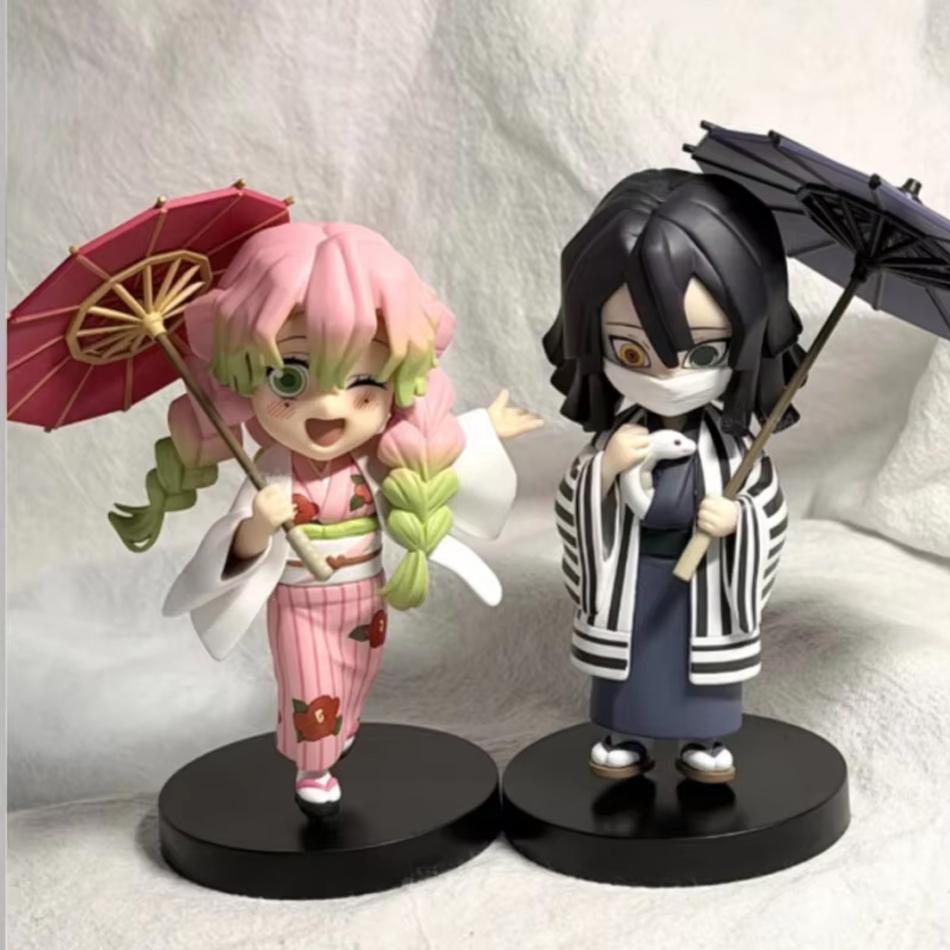 Demon Slayer Plum Rain Series Blind Box Figure - Mystery Toy Gift Featuring Kochou Shinobu Tomioka Giyuu Kanroji Mitsuri