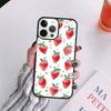 Cute Strawberry Phone Case For iPhone 17 Air 14 13 12 16Pro Max 15  Plus Max Cover Shell Coque