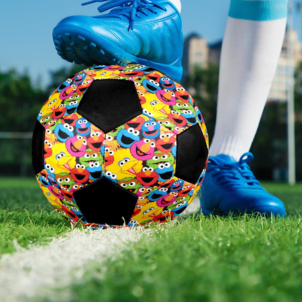 Sesame Street Theme Size 5 Soccer Ball, Suitable for Both Indoor and Outdoor Matches, a Gift Suitable for Everyone.