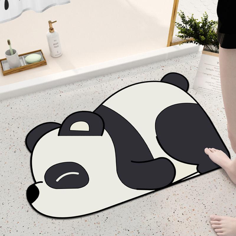 Bathroom Floor Mat Absorbent Non-slip Quick Drying Diatom Mud Cushioned Foot Mat Resistant To Dirty Household Toilet Toilet Door