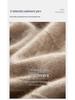 Men's Cashmere Diamond Pattern Round Neck Loose Knit Sweater, Long Sleeve Pullover for Autumn & Winter.