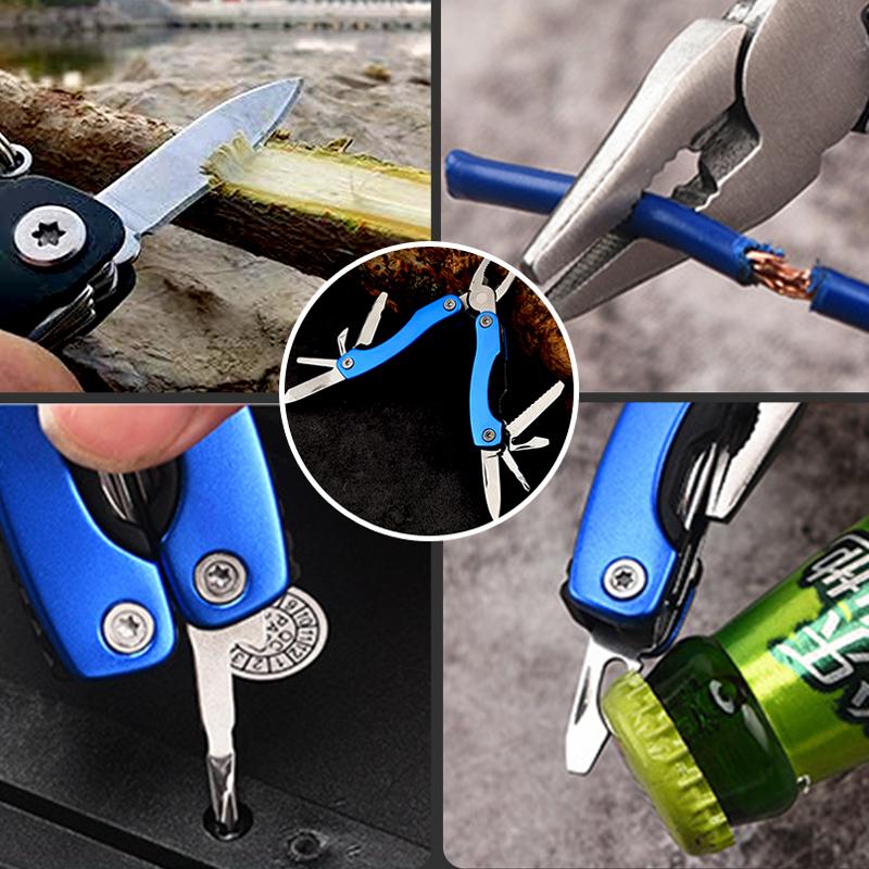 Multifunctional Plier Folding Multitool Home Outdoor Survival Portable Mechanic Pincers Press Survivability Equipment Tactical