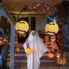Halloween Ghost Costume Cloak For Adults Kids Adjustable Spooky Party Outfit Polyester Cotton Material