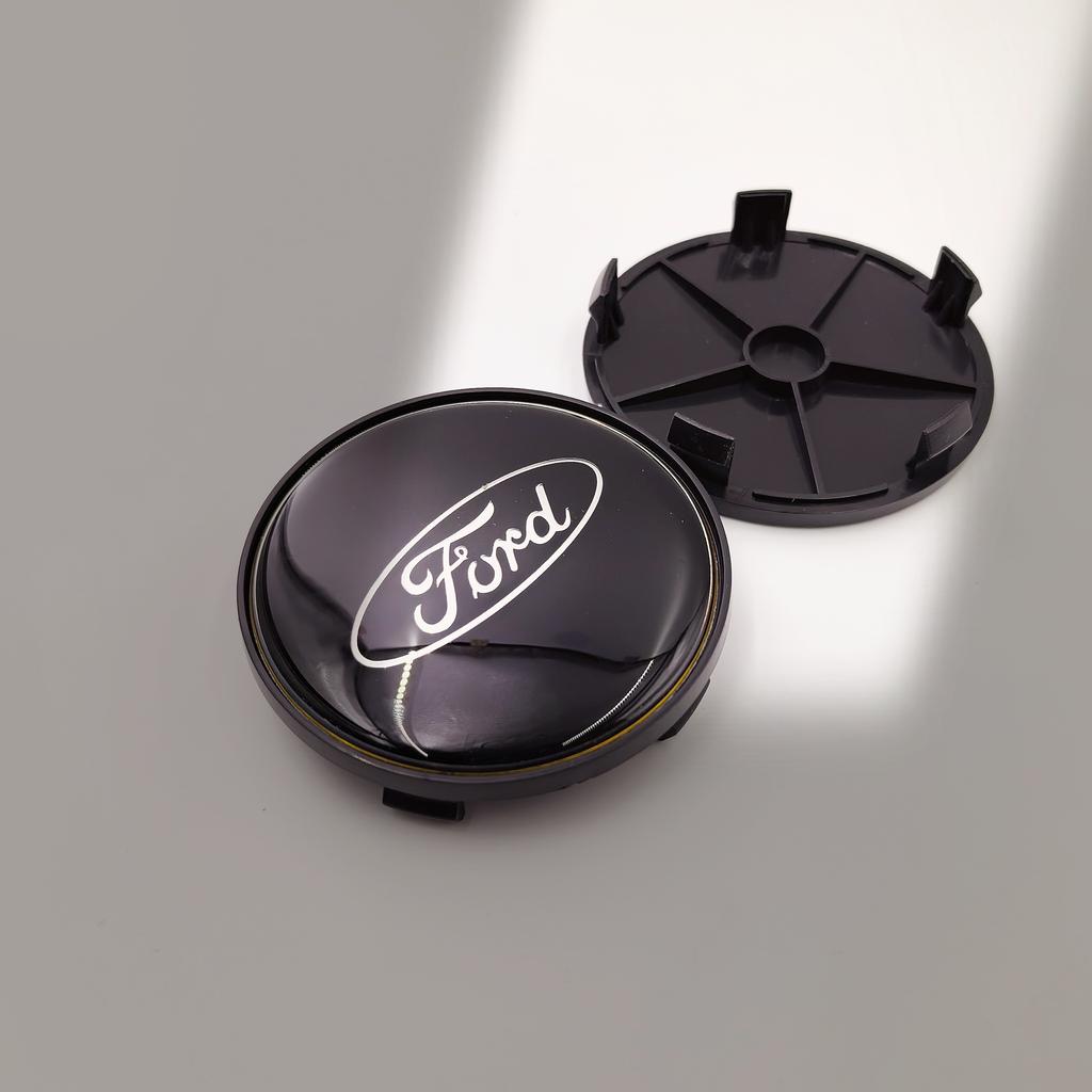 AJV1 4PCS 54/56/60/65/68mm Wheel Center Caps For Ford Fiesta Mondeo Fusion Explorer Escape Focus Kuga Rim Hubcap Cover Badge
