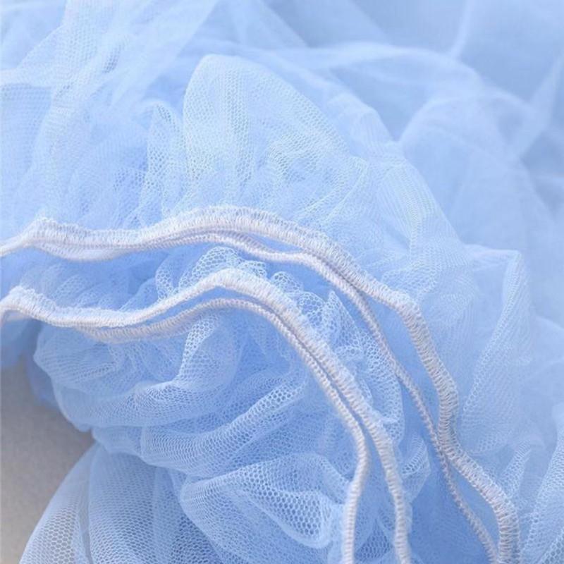 

Москитная сетка для коляски, эластичная, моющаяся, универсальная, летняя, защита от комаров и насекомых, сетка для детской кроватки, люлька для коляски синий