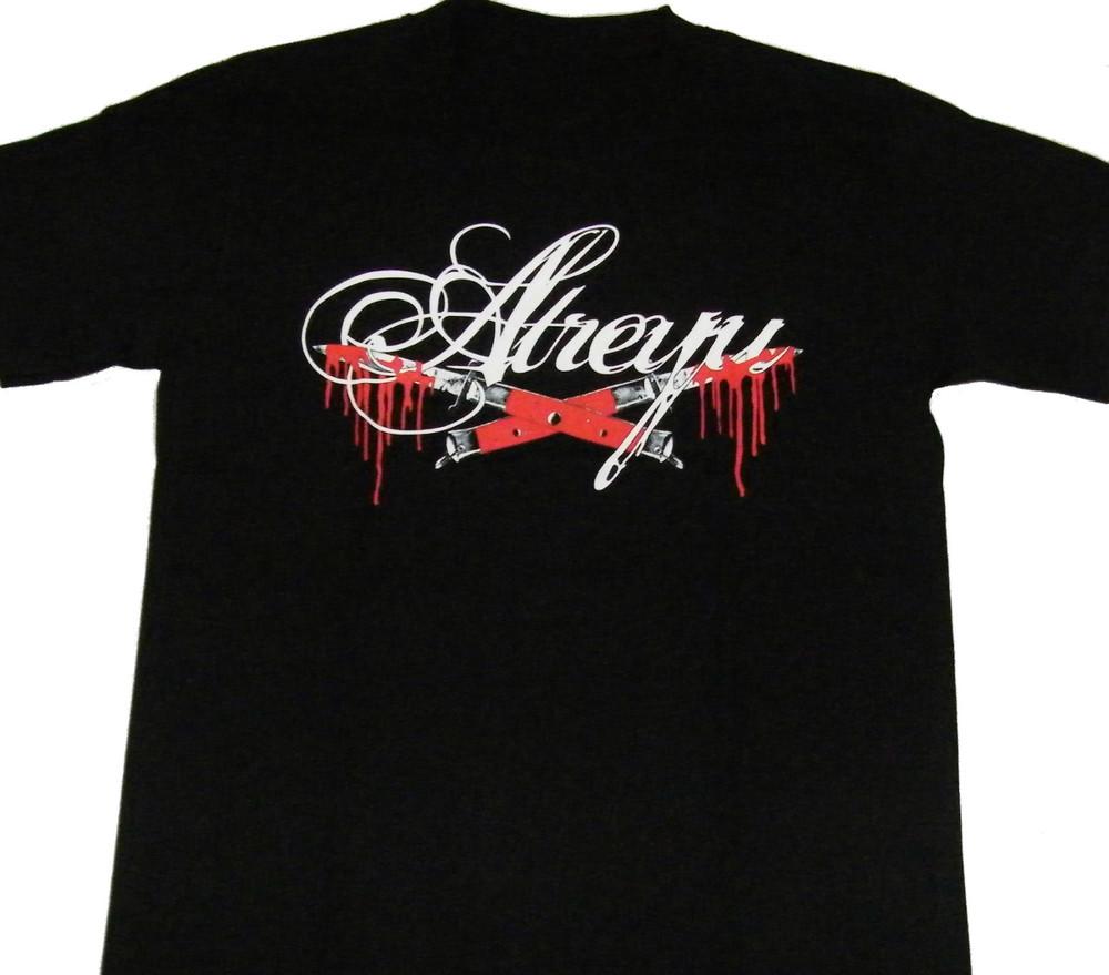 НОВАЯ Хлопковая Черная Футболка Atreyu Band с Коротким Рукавом, Унисекс, Все Размеры XXXXL