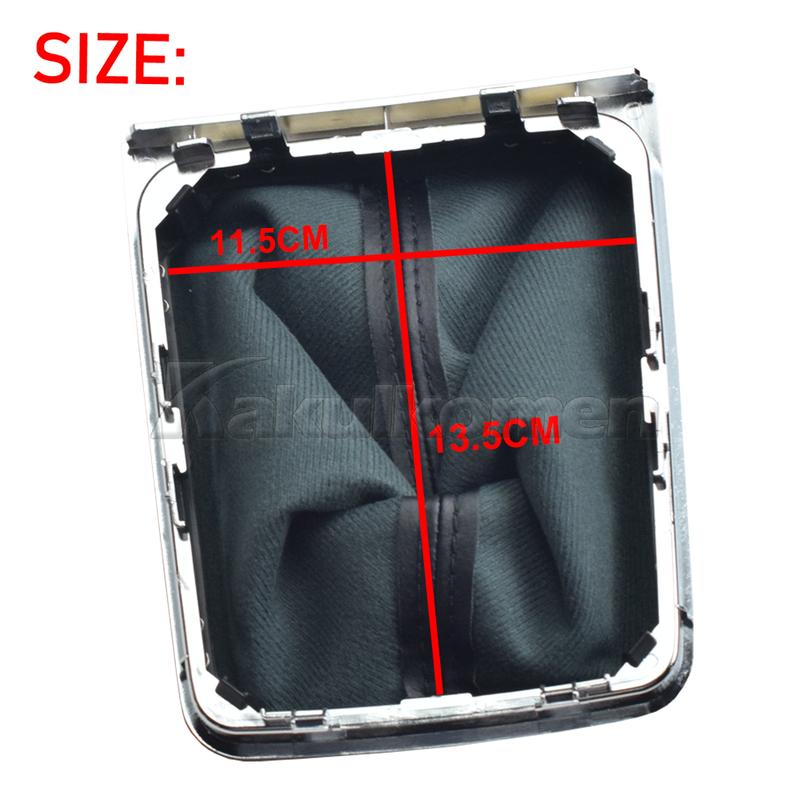 New Durable Car-Styling 5 / 6 Speed Gear Stick Lever Shift Knob With PU Leather Boot For VW Passat B7 2011 2012 2013 2014 2015